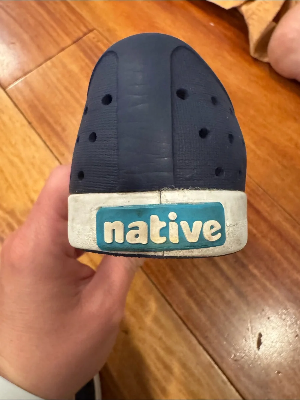 Native Kids Water Shoe in Navy Blue - Size  10